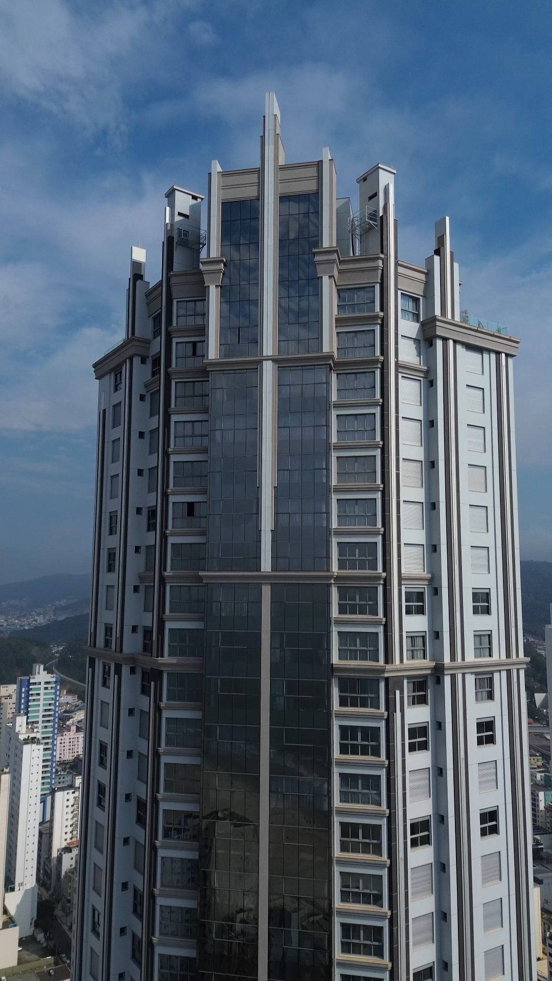 Topo do Edifício New York captado por drone